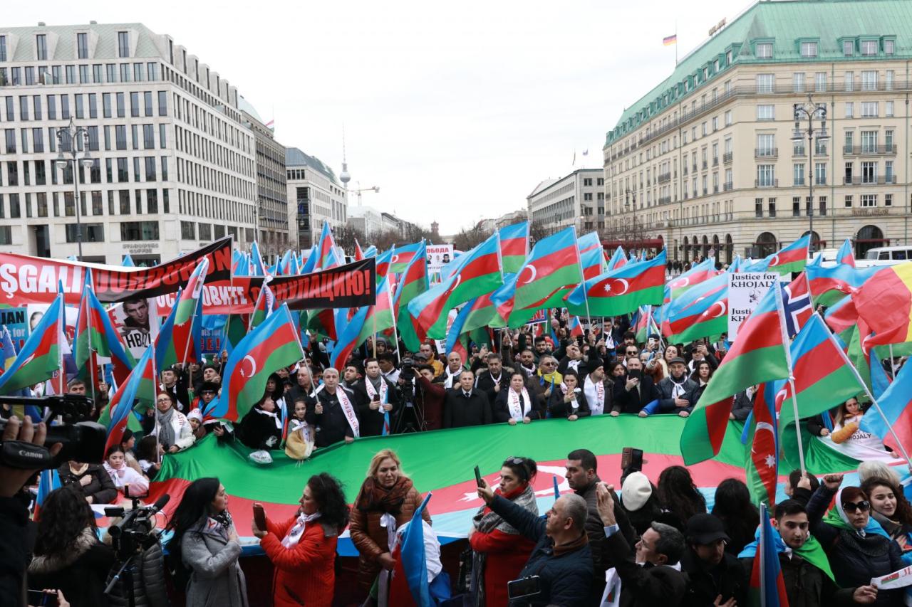 В Берлине прошел Общеевропейский Карабахский митинг