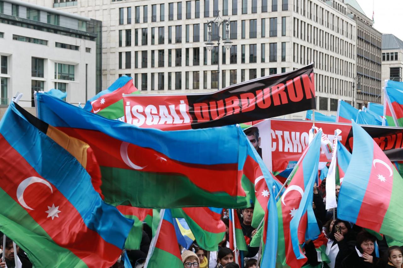 В Берлине прошел Общеевропейский Карабахский митинг