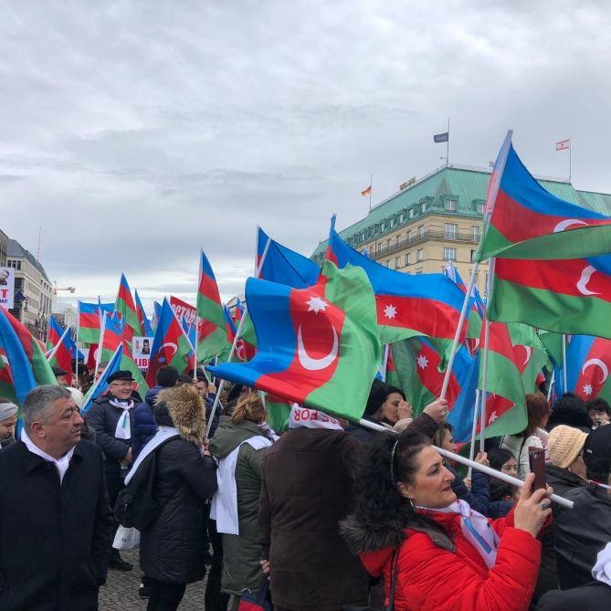 В Берлине прошел Общеевропейский Карабахский митинг