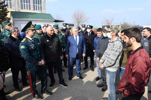 Руководители семи структур проинспектировали границу с Ираном