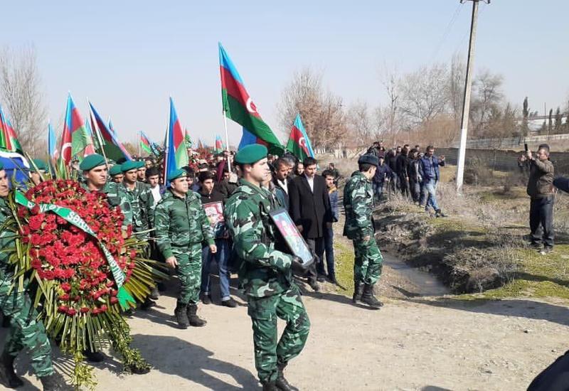 В Зардабе похоронен азербайджанский шехид