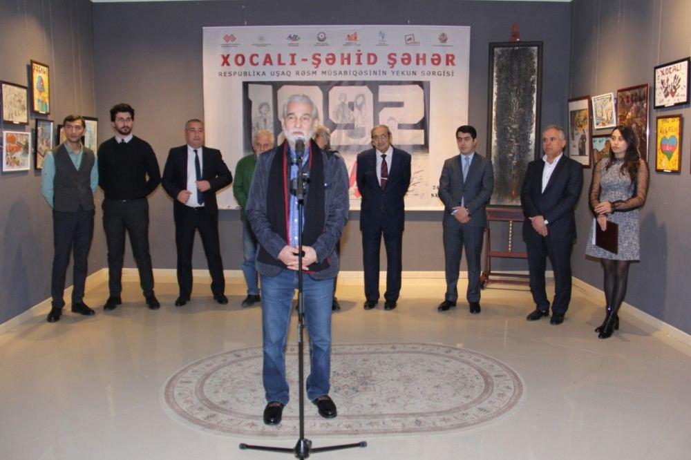 В Баку прошла выставка "Xocalı - Şəhid şəhər"