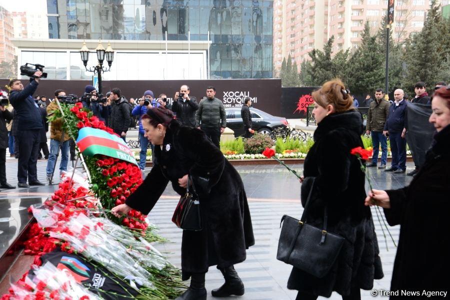Общественность Азербайджана чтит память жертв Ходжалинского геноцида