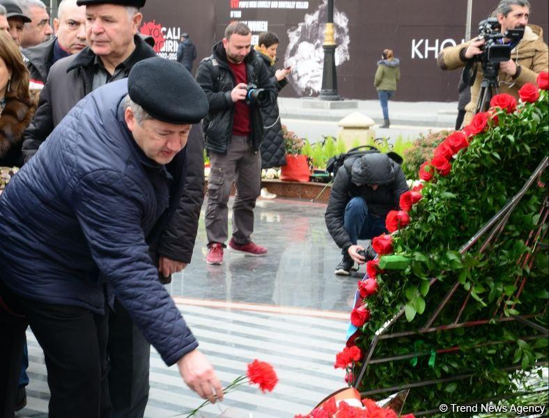 Общественность Азербайджана чтит память жертв Ходжалинского геноцида