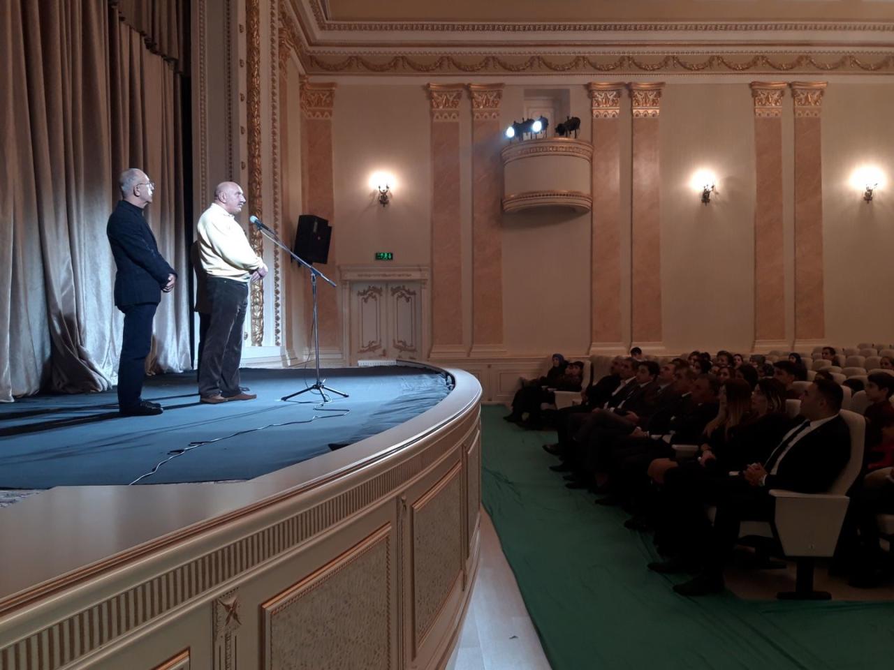 В Сумгайыте состоялся показ постановки "Vicdanın hökmü", посвященный 28-й годовщине Ходжалинского геноцида