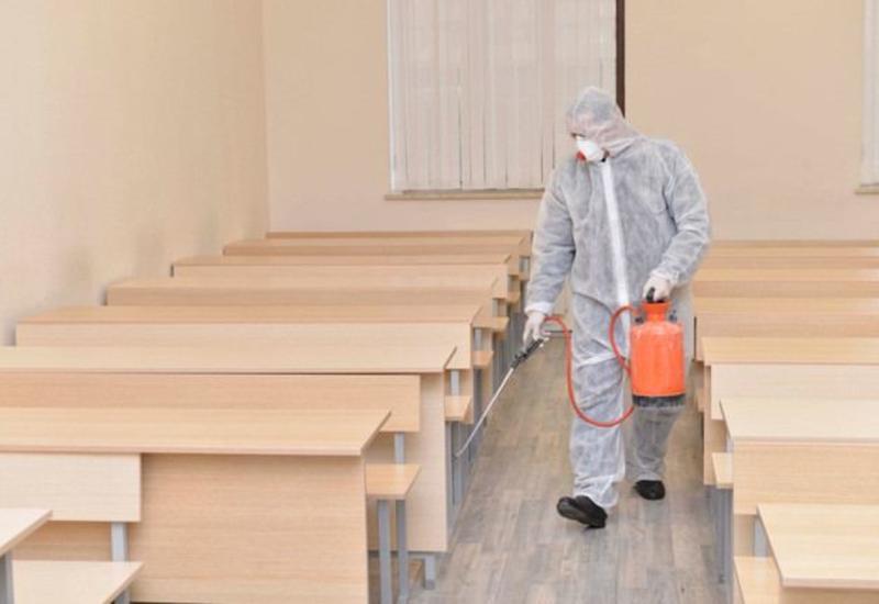В Баку продезинфицированы учебные заведения, мечети, церкви, синагоги