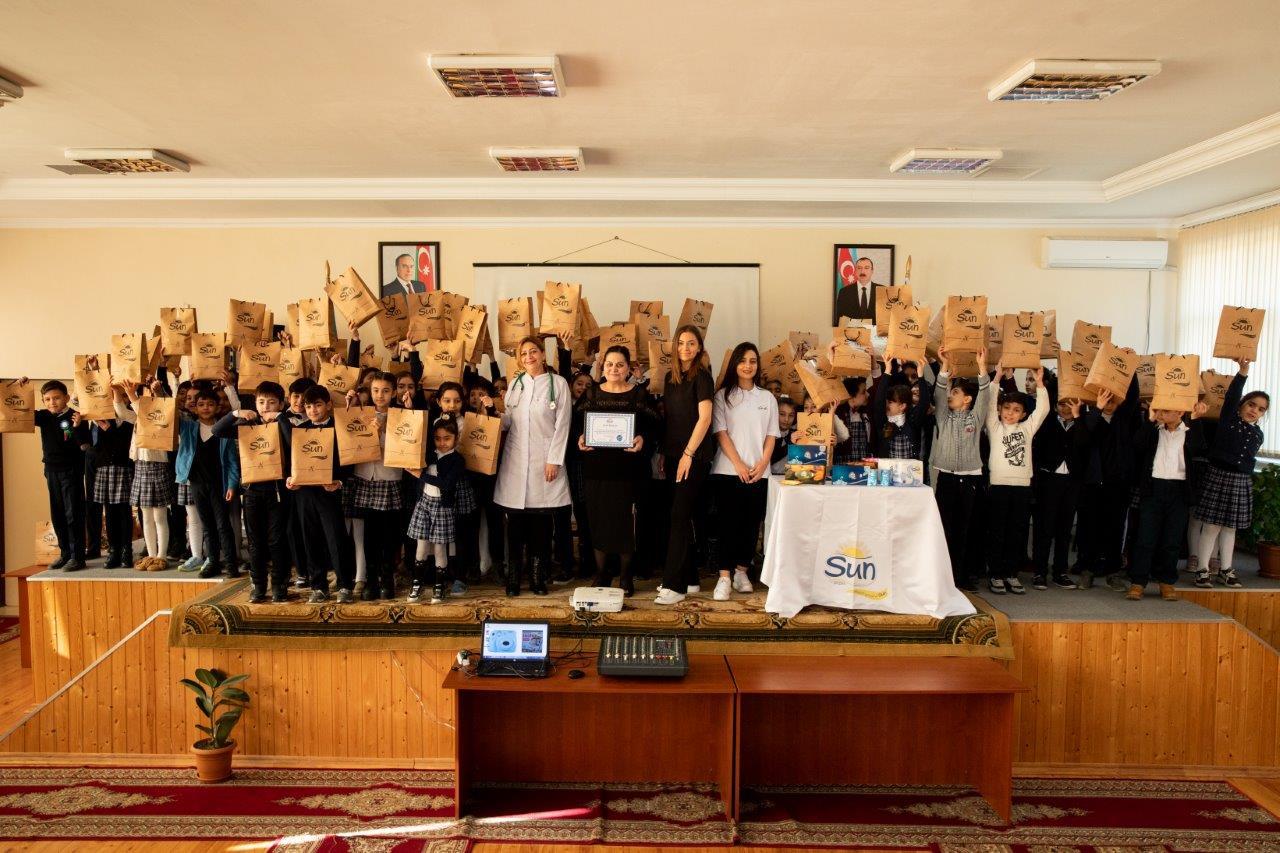 Sun markası Məktəblərdə Gigiyena tədrislərinə start verdi