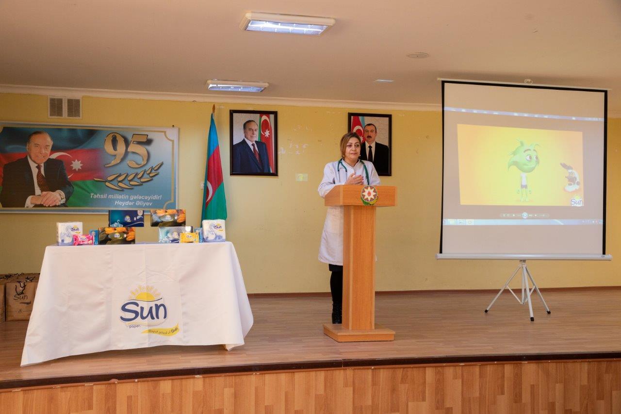 Sun markası Məktəblərdə Gigiyena tədrislərinə start verdi