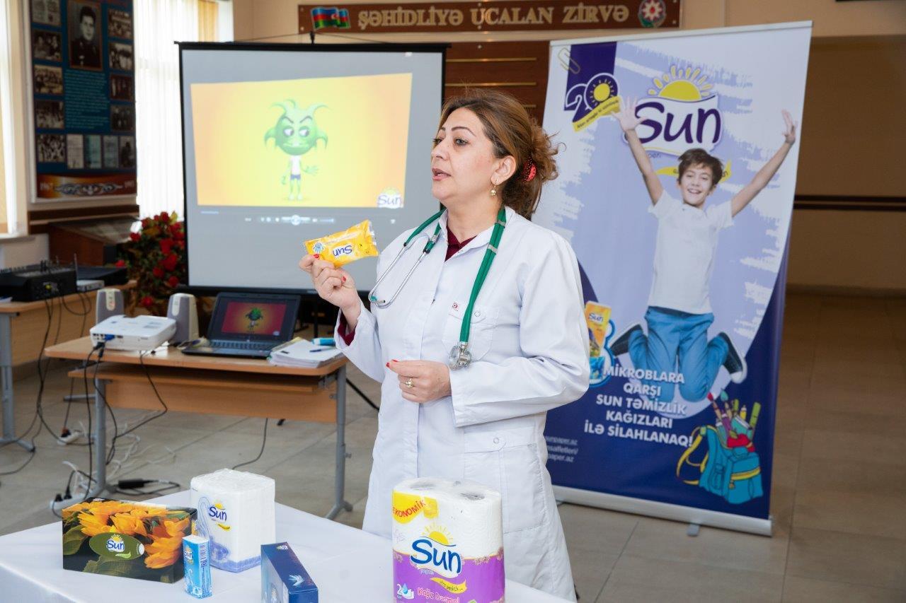 Sun markası Məktəblərdə Gigiyena tədrislərinə start verdi
