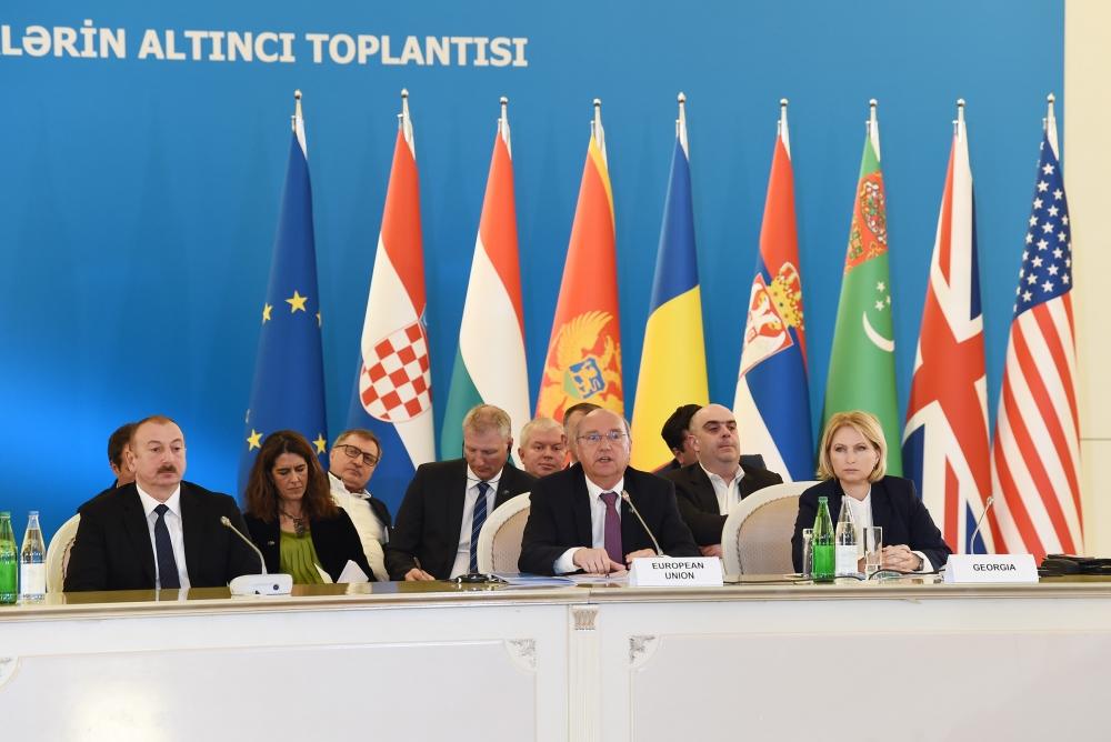 Prezident İlham Əliyev Bakıda Cənub Qaz Dəhlizi Məşvərət Şurası çərçivəsində nazirlərin VI toplantısında iştirak edib