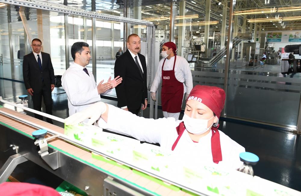 Президент Ильхам Алиев принял участие в церемонии открытия комплекса ASAN Həyat в Товузе