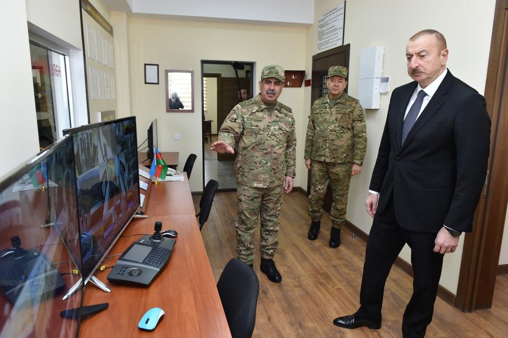 Президент Ильхам Алиев принял участие в открытии Н-ской воинской части Министерства обороны