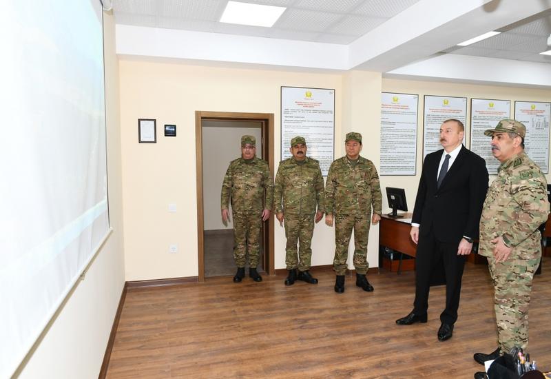 Президент Ильхам Алиев принял участие в открытии Н-ской воинской части Министерства обороны