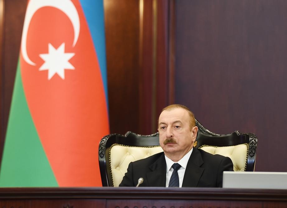 Президент Ильхам Алиев принял участие в первом пленарном заседании Милли Меджлиса Vl созыва