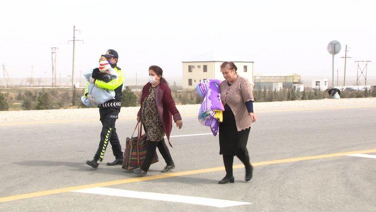 Полиция установила посты на вспомогательных дорогах в направлении Баку, Сумгайыта и Абшерона