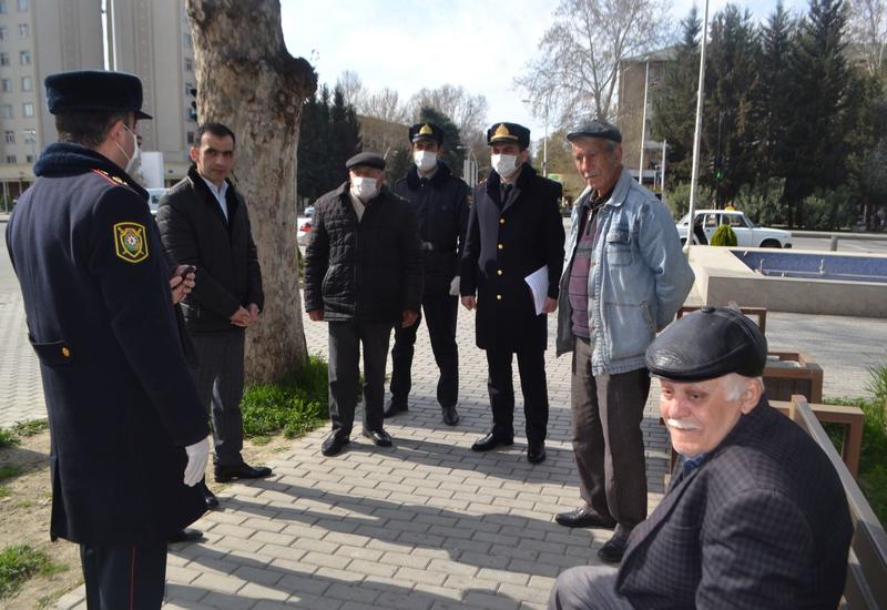 Mingəçevirdə karantin rejiminə əməl etməyən şəxslərə xəbərdarlıq edilib