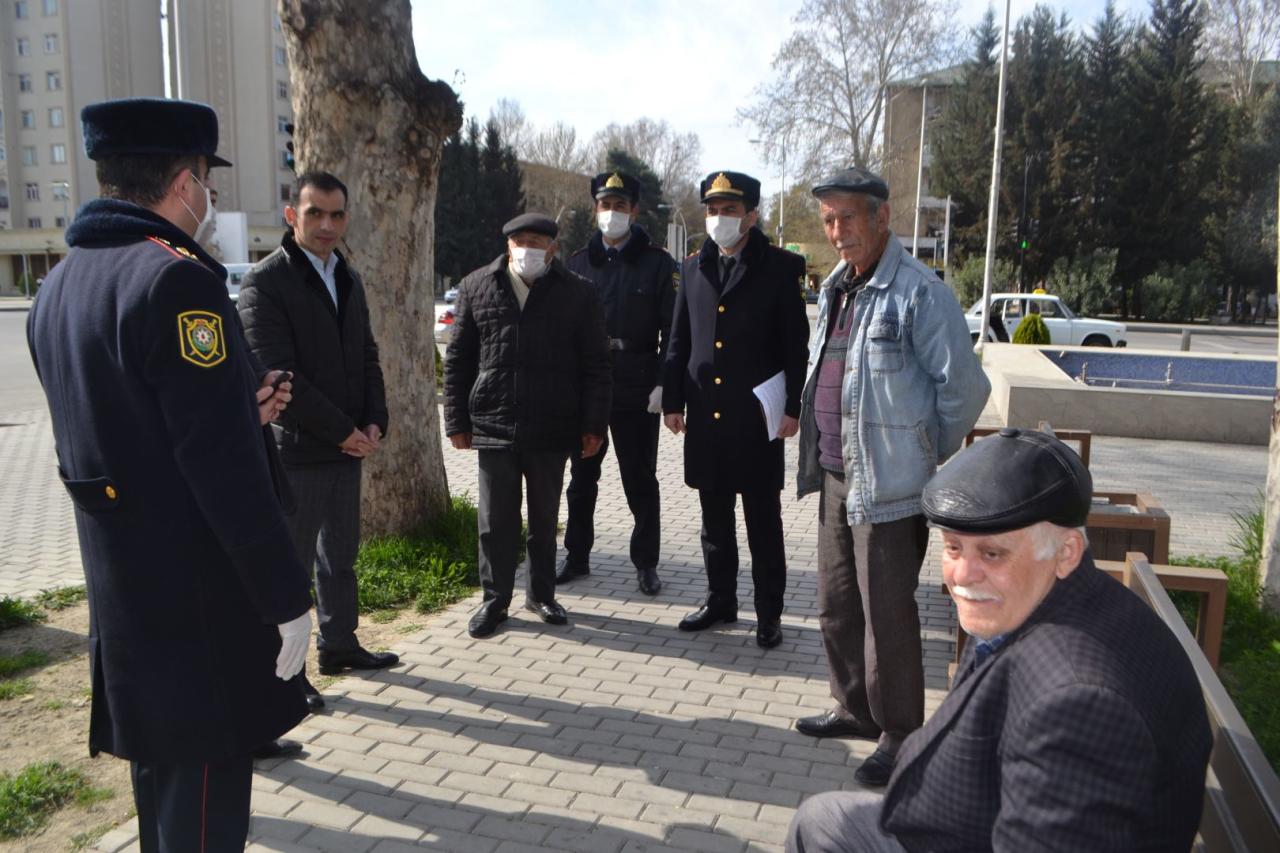 Mingəçevirdə karantin rejiminə əməl etməyən şəxslərə xəbərdarlıq edilib
