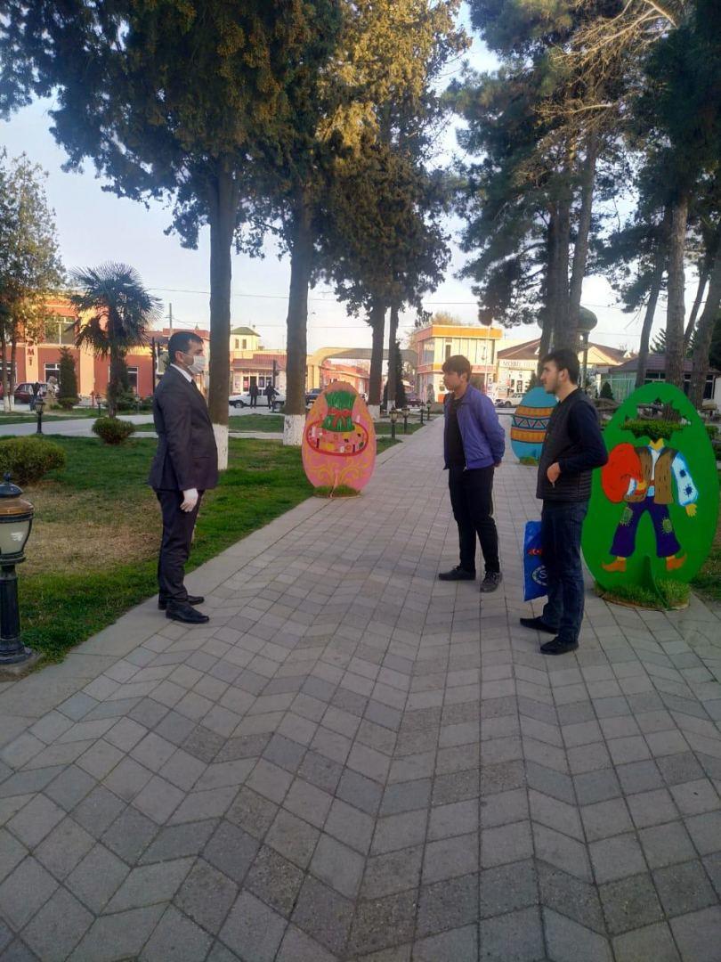 В Хачмазе проводятся просветительские мероприятия в связи с коронавирусом