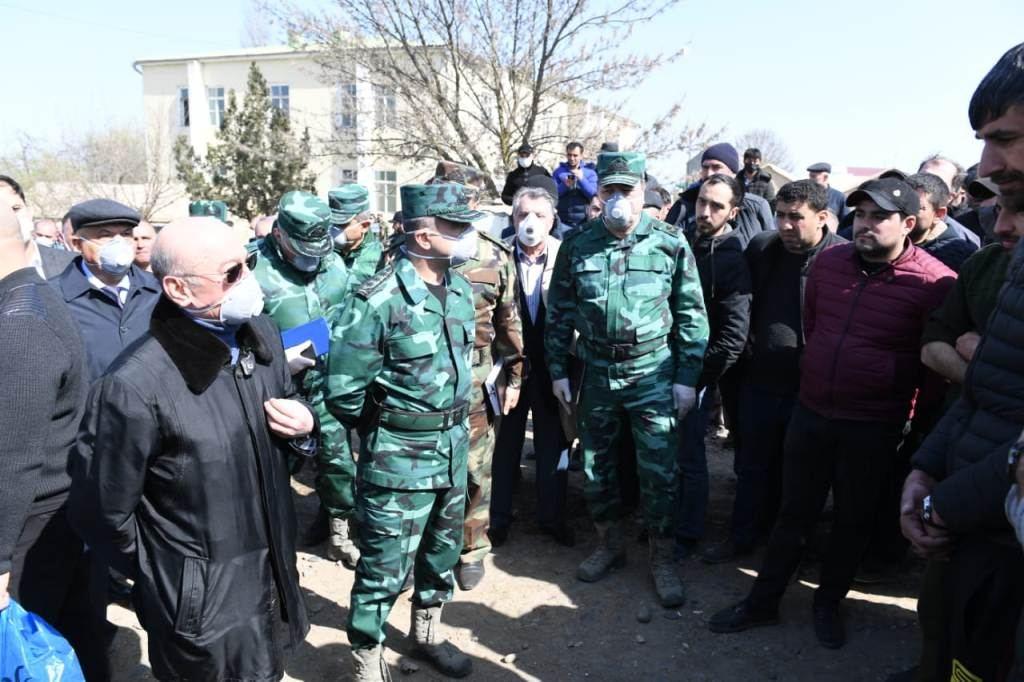 Главы ГПС и МЧС встретились с лицами, помещенными на карантин