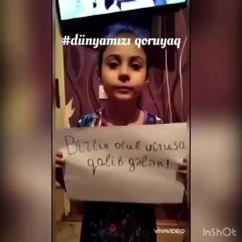 Очень трогательное обращение детей азербайджанских медиков и самых юных граждан