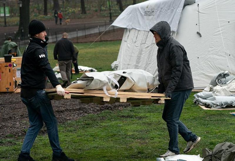 В главном парке Нью-Йорка открыли госпиталь для зараженных коронавирусом