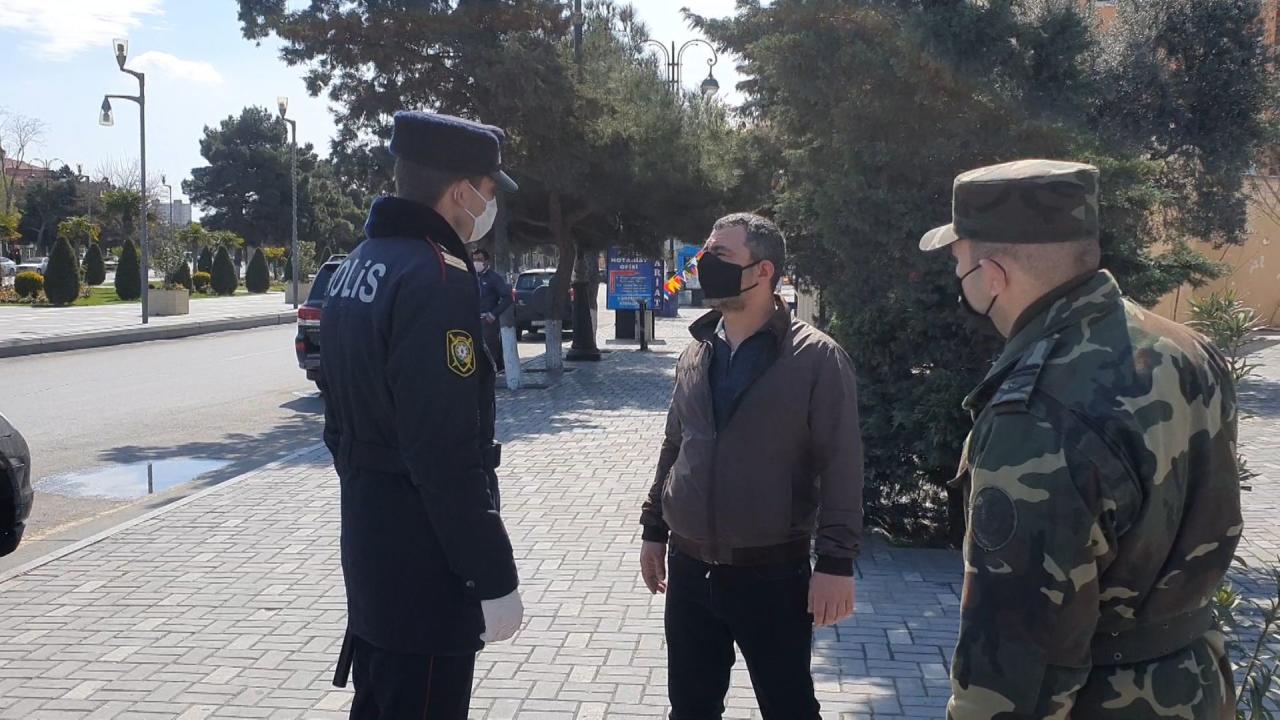 В Сумгайыте за нарушение особого карантинного режима оштрафованы около 100 человек