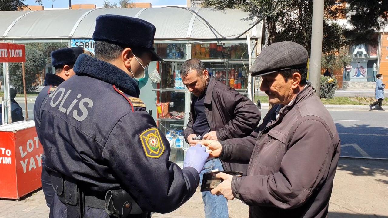 В Сумгайыте за нарушение особого карантинного режима оштрафованы около 100 человек