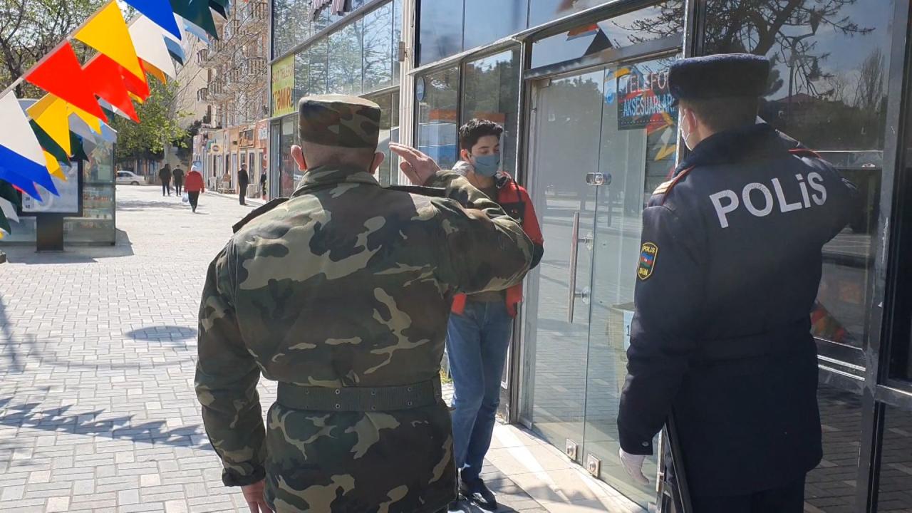 В Сумгайыте за нарушение особого карантинного режима оштрафованы около 100 человек