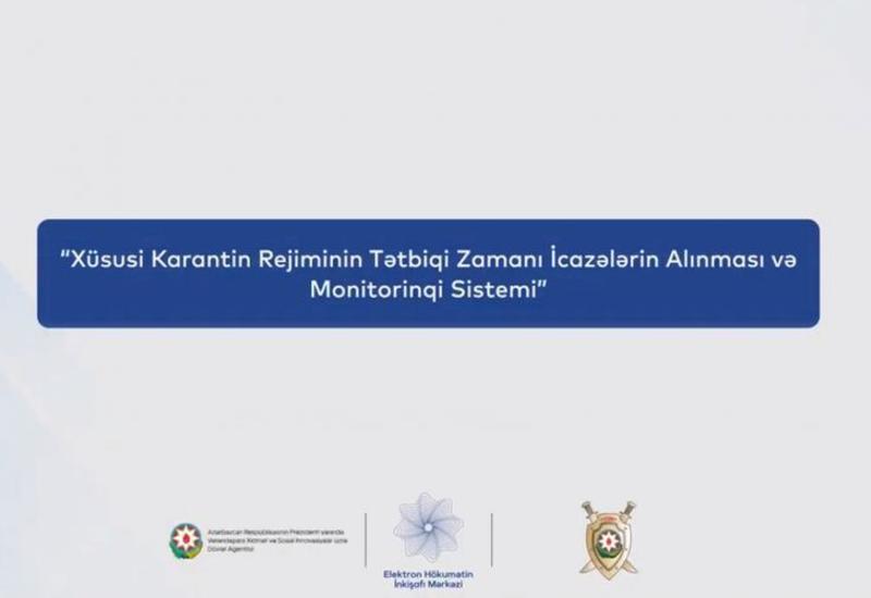 Vətəndaşlar üçün SMS icazə sistemindən istifadə qaydaları ilə bağlı videotəlimat hazırlanıb