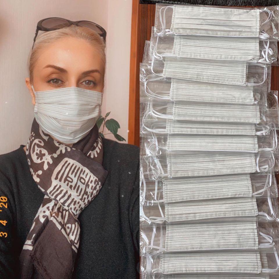 Gülnarə Xəlilova unikal maskalar hazırlayıb