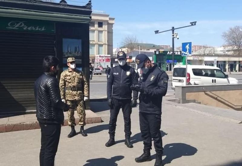 В Баку принимаются меры против нарушителей карантинного режима