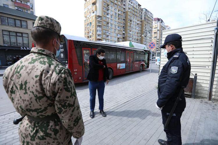 Полиция устроила массовые проверки на улицах Баку