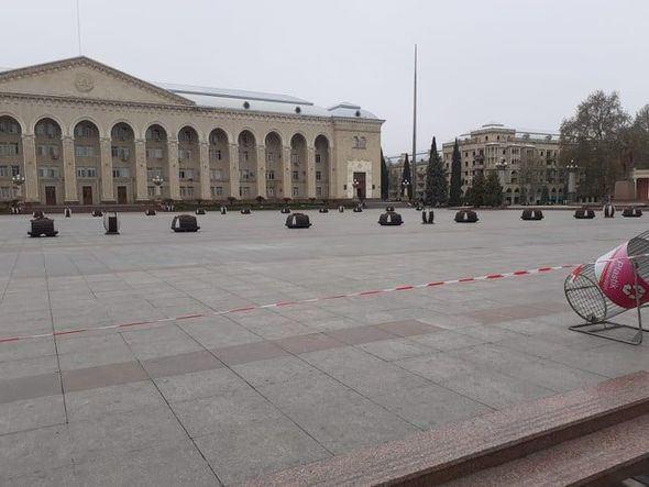 В Гяндже Внутренние войска контролируют карантинный режим