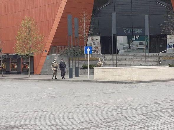 В Гяндже Внутренние войска контролируют карантинный режим