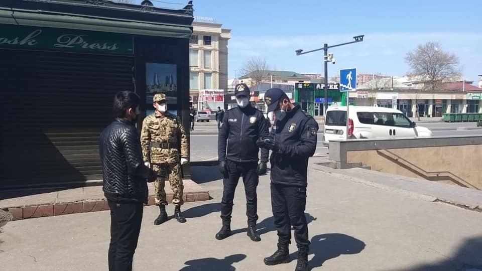 В Баку принимаются меры против нарушителей карантинного режима