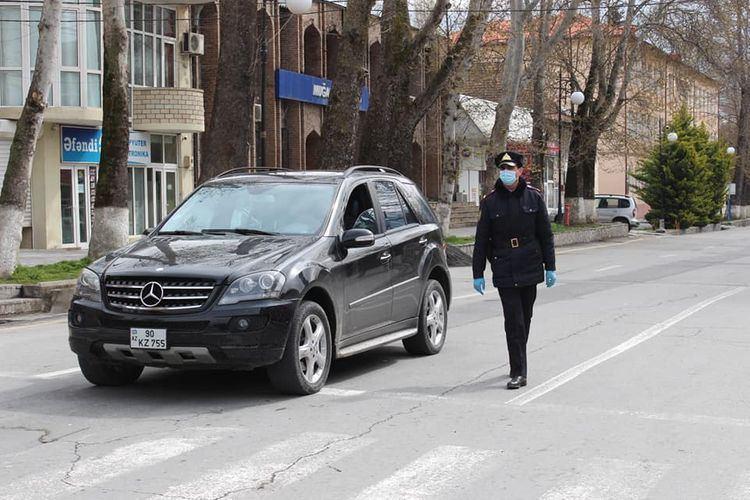 В Шеки принимаются меры против нарушителей карантинного режима