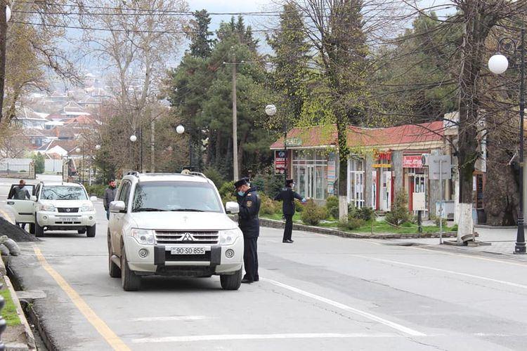 В Шеки принимаются меры против нарушителей карантинного режима