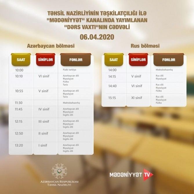 Опубликован график телеуроков по школьным предметам на 6 апреля
