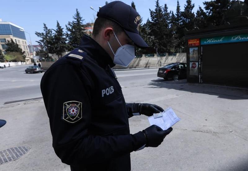 Bakı polisi: İcazə olmadan hərəkət edən şəxslər barədə qanunvericiliyə uyğun tədbirlər görülür