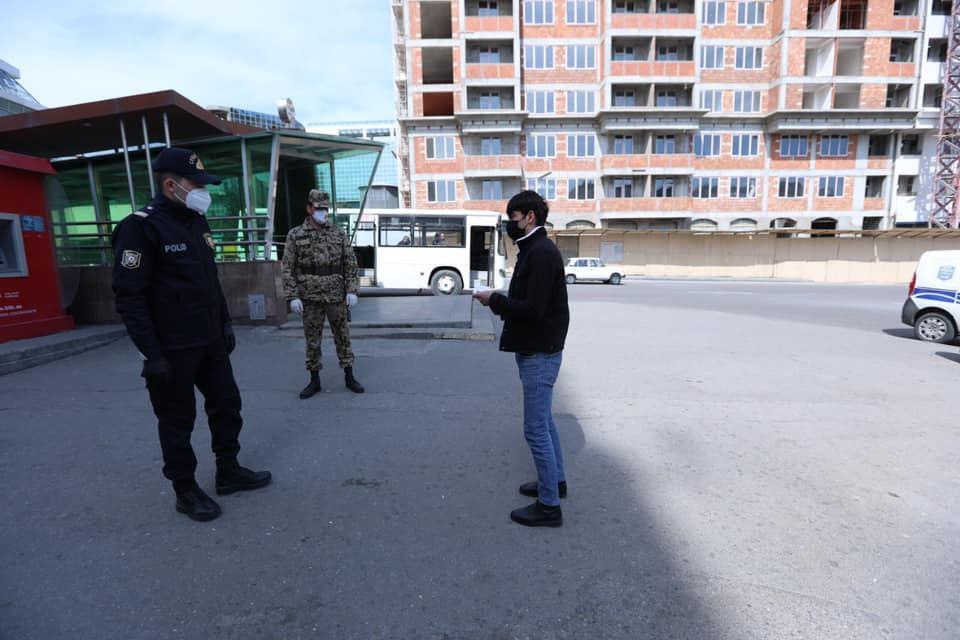 Bakı polisi: İcazə olmadan hərəkət edən şəxslər barədə qanunvericiliyə uyğun tədbirlər görülür