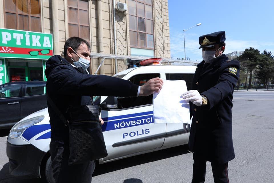 Bakı polisi: İcazə olmadan hərəkət edən şəxslər barədə qanunvericiliyə uyğun tədbirlər görülür