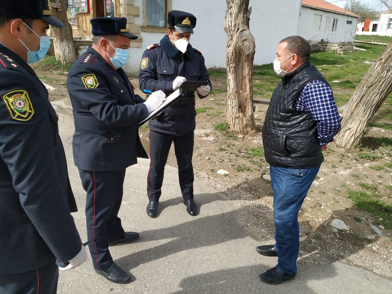 За нарушение карантинного режима в Хызы привлечены к ответственности 15 человек