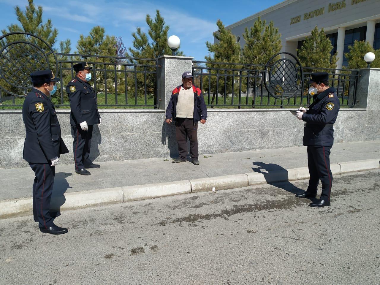 За нарушение карантинного режима в Хызы привлечены к ответственности 15 человек
