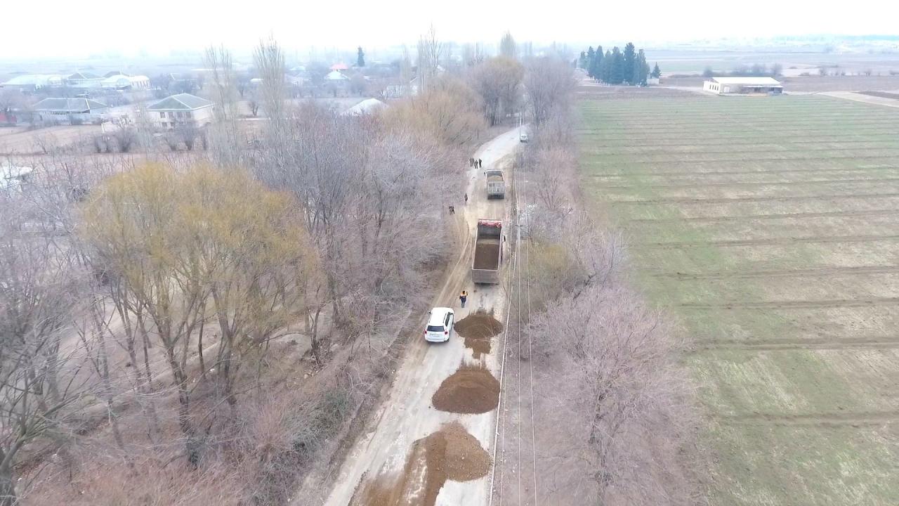 В Товузе реконструируется ряд дорог