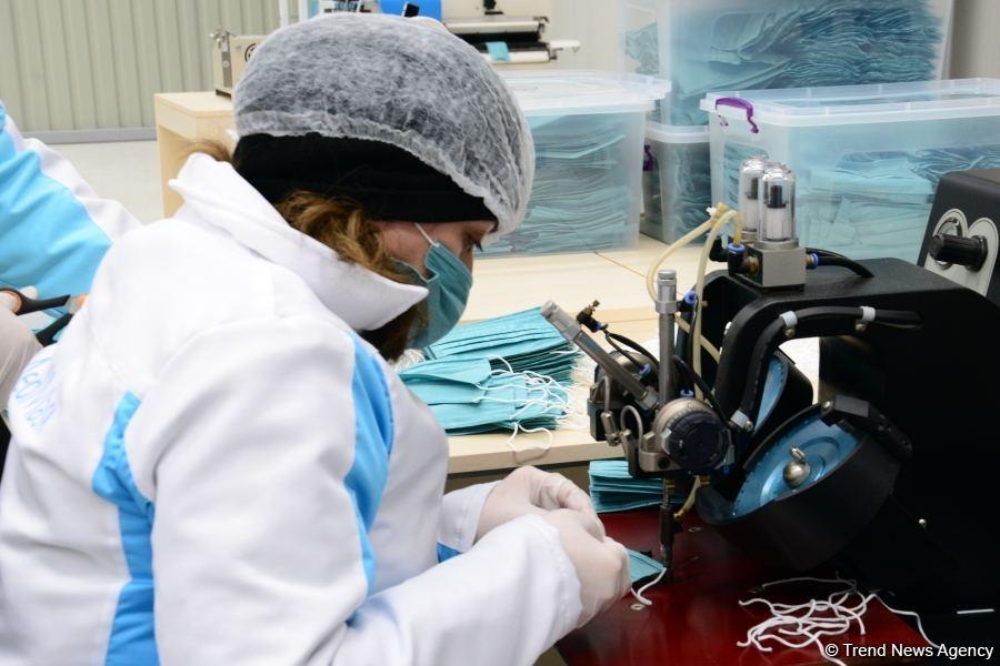 Производство медицинских масок в Азербайджане - Репортаж с предприятия