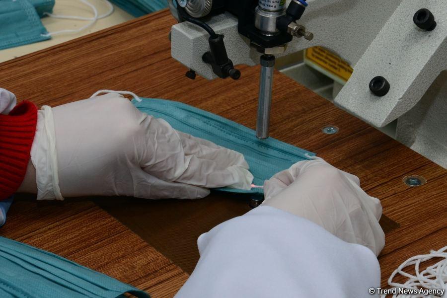 Производство медицинских масок в Азербайджане - Репортаж с предприятия