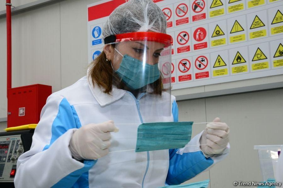 Производство медицинских масок в Азербайджане - Репортаж с предприятия