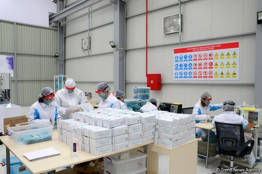 Производство медицинских масок в Азербайджане - Репортаж с предприятия
