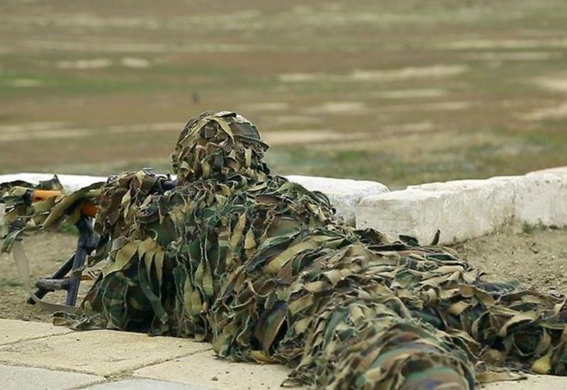 В азербайджанской армии проверяется подготовка снайперов