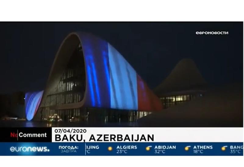 Euronews показал материал о солидарности Центра Гейдара Алиева со странами, где распространился COVID-19